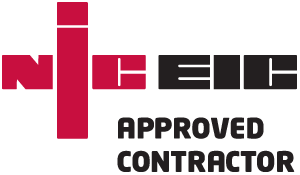 NICEIC approved contractor logo & qualification